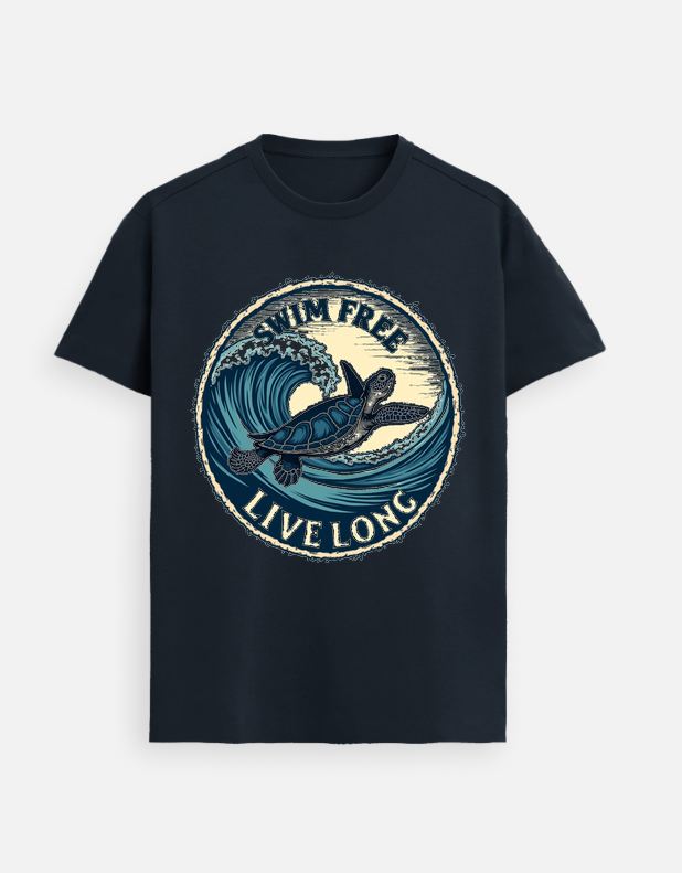 Swim Free, Live Long Tee